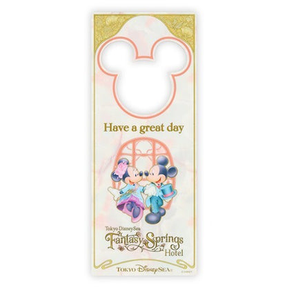 Japan Tokyo Disney Resort Fantasy Springs Hotel Sign Plates Mickey Minnie