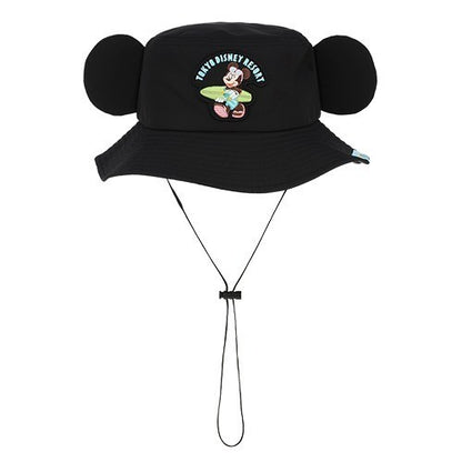 Japan Tokyo Disney Resort Mickey Hat Hello Summer Cap Ears Black