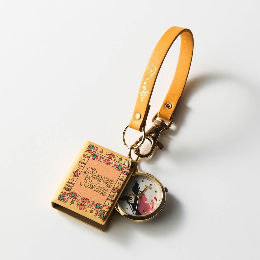 Japan Disney Fantasy Shop Bellemaison Sleeping Beauty  Storybook Hang Watch