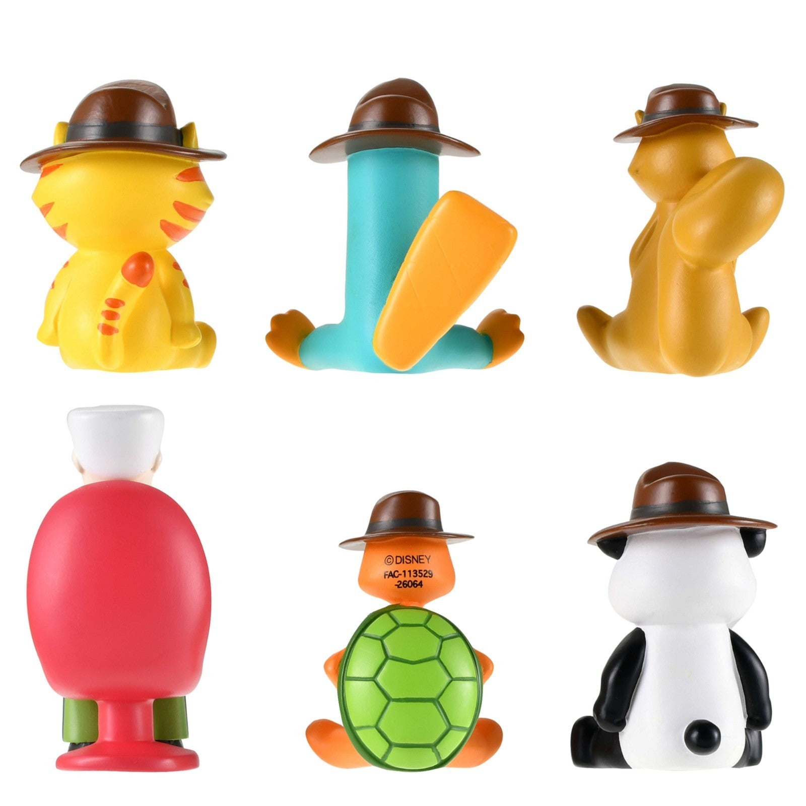 Japan Tokyo Disney Store Complete Set Phineas and Ferb Secret Figures O.W.C.A.