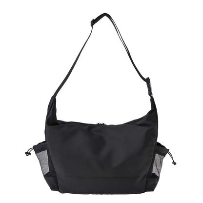Japan Tokyo Disney Store Mickey Shoulder Bag Front Pocket Embroidery Casual Bag