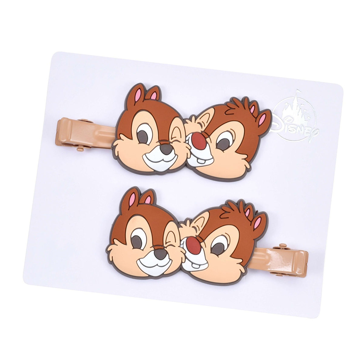 Japan Tokyo Disney Store Chip and Dale Hair Clip Set Color MAEGAMI Hair Zakka