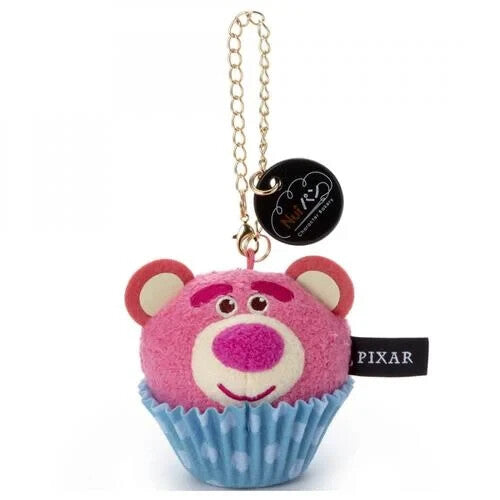 Japan Disney Takara Tommy Nui Pan Brett Plush Keychain Lotso cup cake