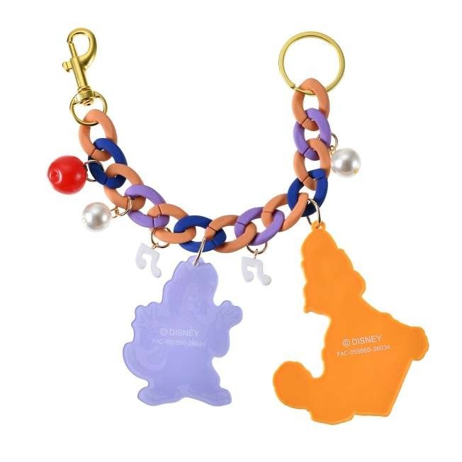 Japan Tokyo Disney Store Honest John Gideon Keychain Jingling Colorful Keychain