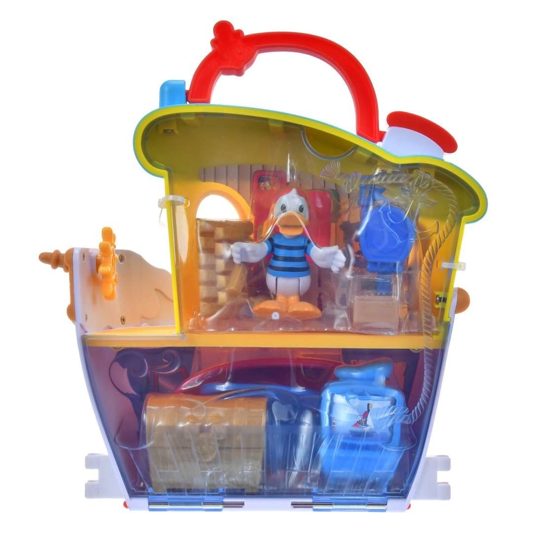 Japan Tokyo Disney Store Donald Duck Toy House Playset with Handle