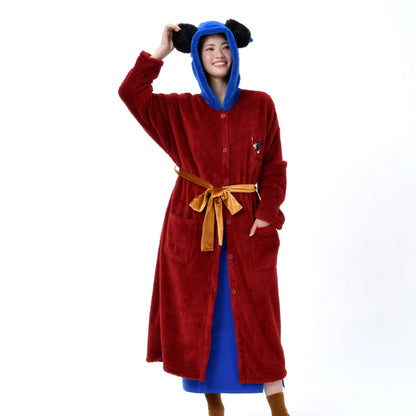 Japan Tokyo Disney Store Mickey Mouse Wearable Blanket Boa Fleece FANTASIA 85th