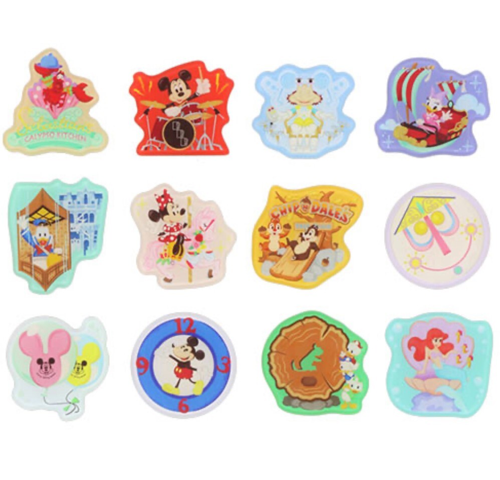 Japan Tokyo Disney Resort Small World Decoration magnet complete set limited