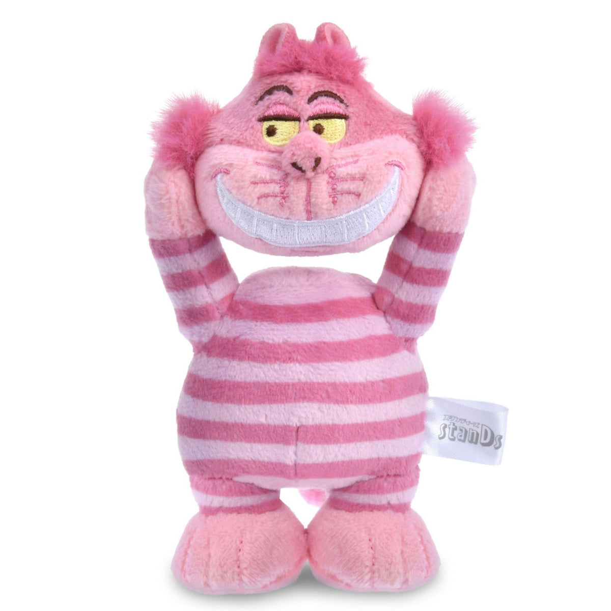 Japan Tokyo Disney Store Cheshire Cat Plush Toy StanDs Alice in Wonderland