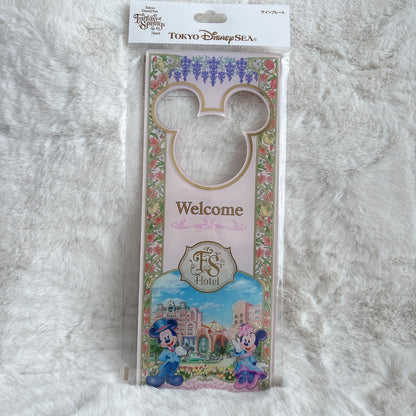 Japan Tokyo Disney Resort Fantasy Springs Hotel Sign Plates Mickey Minnie