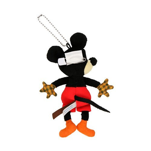 Japan Tokyo Disney Resort Mickey Plush Keychain Badge handcraft style