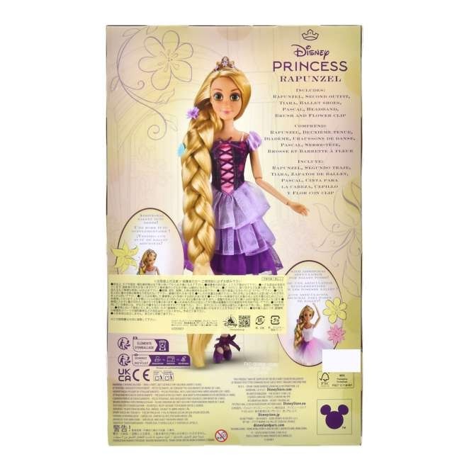 Japan Tokyo Disney Store Rapunzel & Pascal Doll Figure Set Ballet Tangled