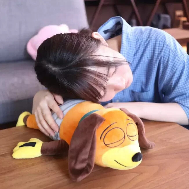 Japan Shop Disney Toy Story Slinky Die-cut Cushion Sleep Beige Plush Toy 2025