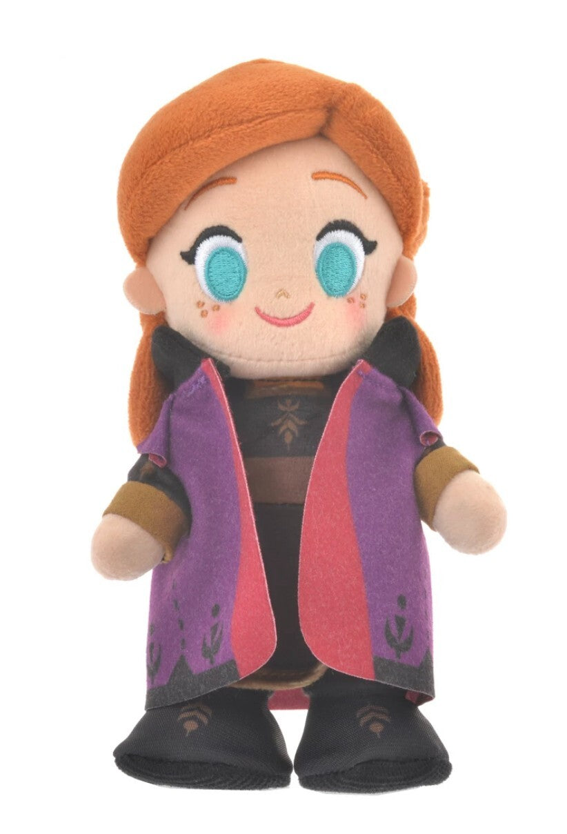 Japan Disney Store NuiMOs Plush Toy Frozen Anna Elsa Set of 2 New!
