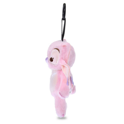 Japan Tokyo Disney Store Angel Plush Toy Keychain Keyring PALNUI Stitch