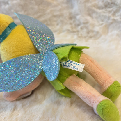 Japan Tokyo Disney Resort Peter Pan Tinkerbell Plush Shoulder Clip Keychain