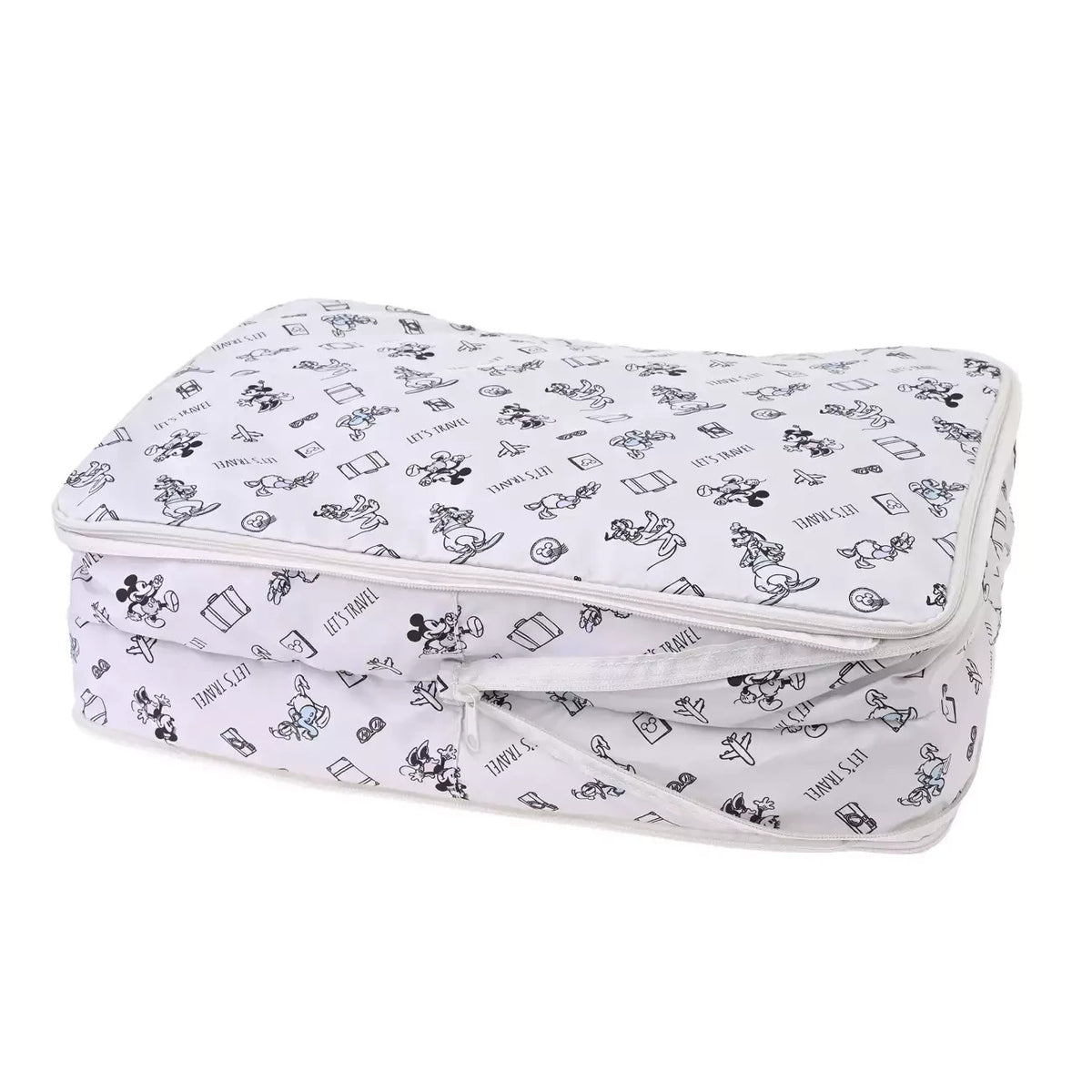 Japan Tokyo Disney Store Mickey Clothing Compression Storage Pouch L Travel