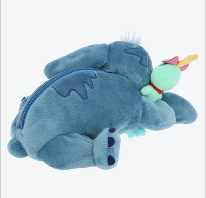 Japan Tokyo Disney Resort Stitch 626 Pen case Pouch Scrump