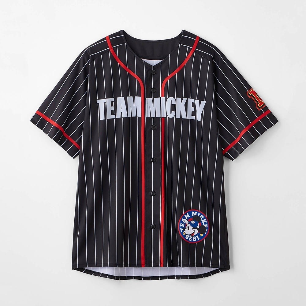 Japan Disney Fantasy Shop Bellemaison Mickey Mouse Baseball Shirt