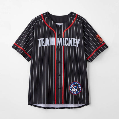 Japan Disney Fantasy Shop Bellemaison Mickey Mouse Baseball Shirt