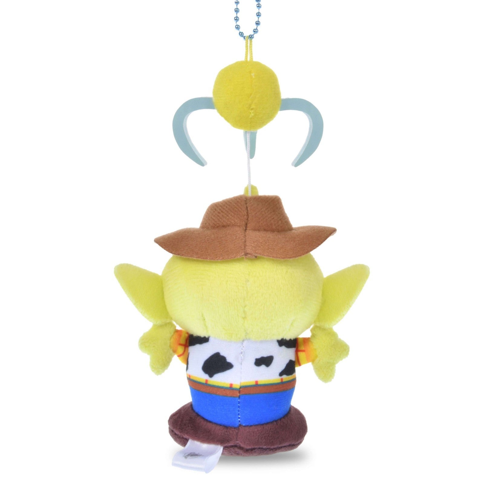 Japan Tokyo Disney Store Little Green Men Plush Keychain CRANEGAME Toy Story