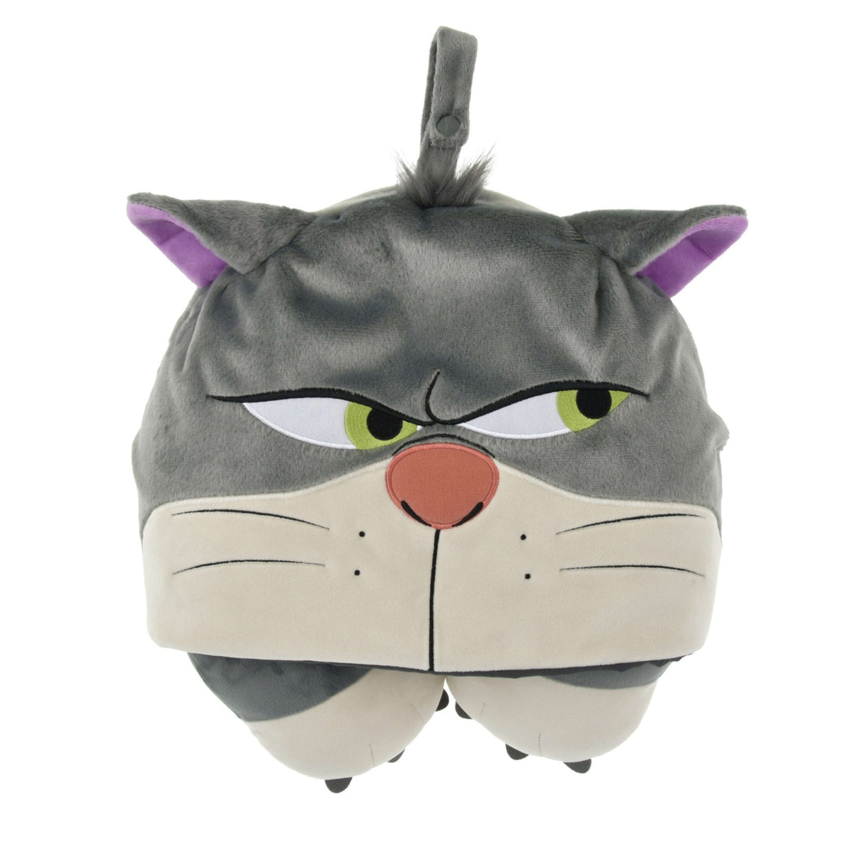 Japan Tokyo Disney Store Lucifer Neck Pillow Hood Cinderella