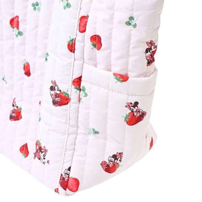 Japan Tokyo Disney Store Minnie Mouse Mother's Tote Bag Strawberry Hug