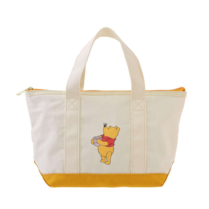 Japan Tokyo Disney Store Winnie the Pooh Cool Tote Insulated Bag S Bicolor