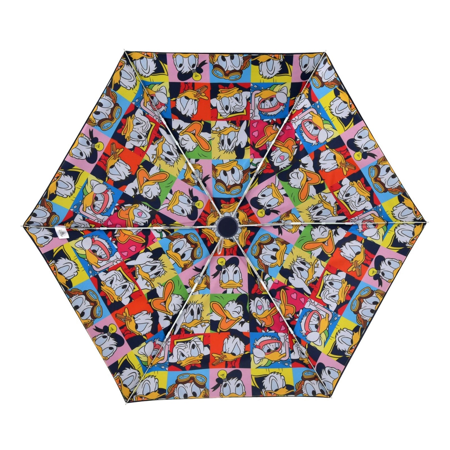 Japan Tokyo Disney Store Donald Folding Umbrella Sunny Rainy Pouch SHINY DAY