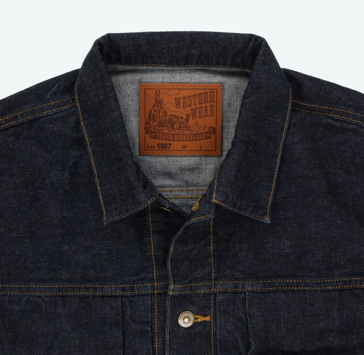 Japan Tokyo Disney Resort Mickey  Blouson Jacket Coat Denim jacket Western