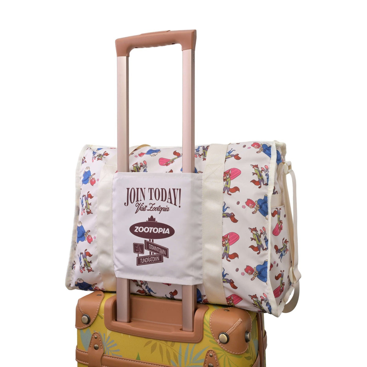 Japan Tokyo Disney Store ZOOTOPIA TRAVEL Foldable 2-Way Tote Bag Packable