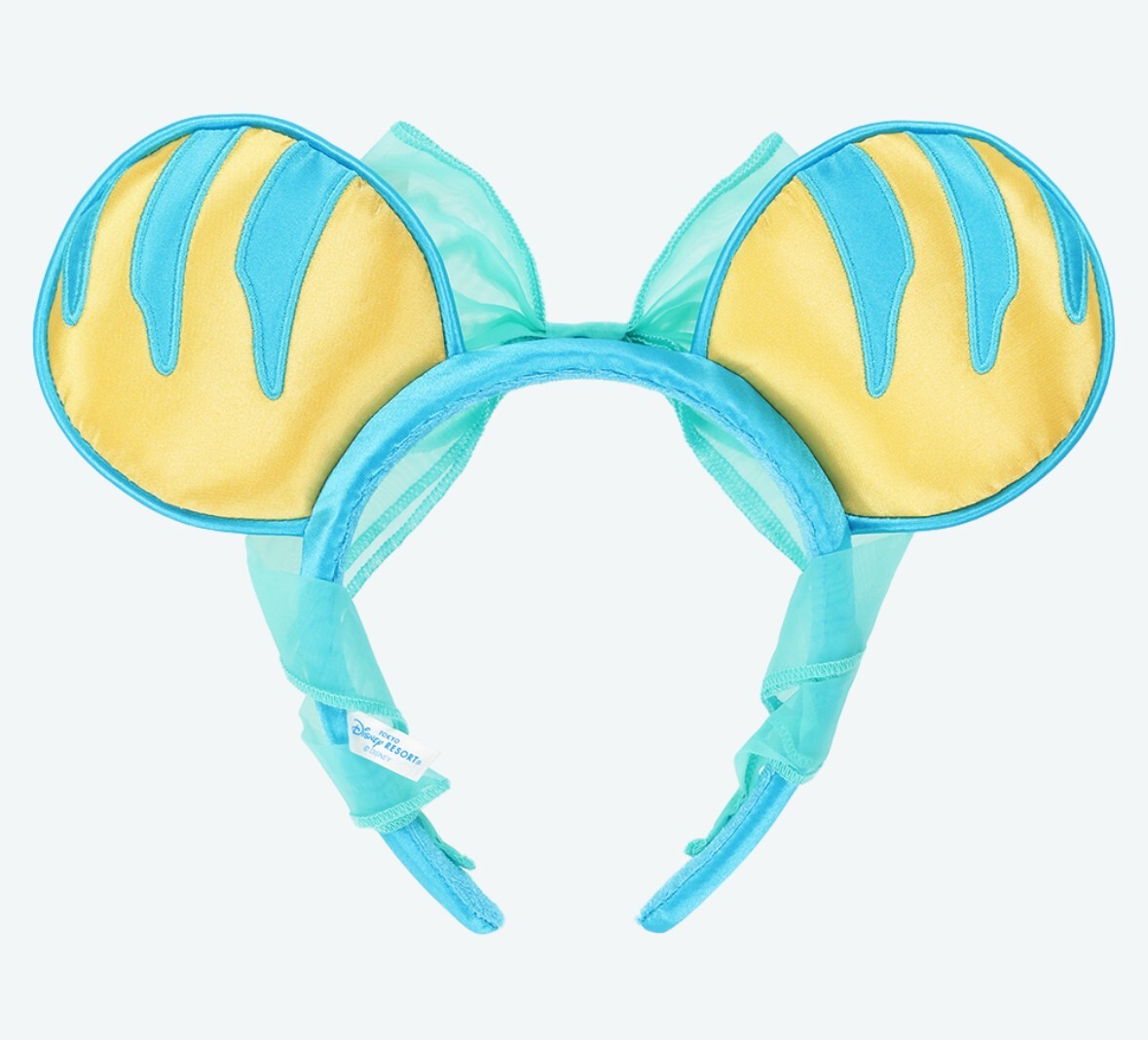 Japan Tokyo Disney Resort Store Ears HeadBand Hat The Little Mermaid Flounder