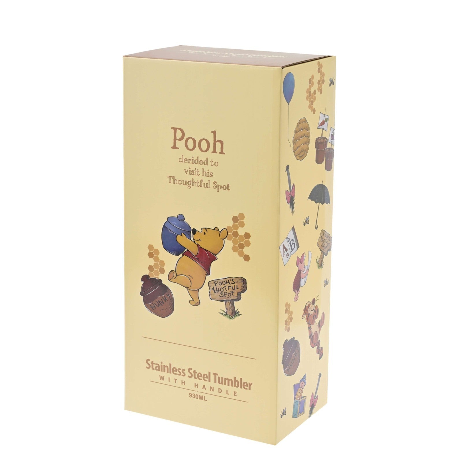 Japan Tokyo Disney Store Pooh Stainless Steel Tumbler Holiday Drinkware