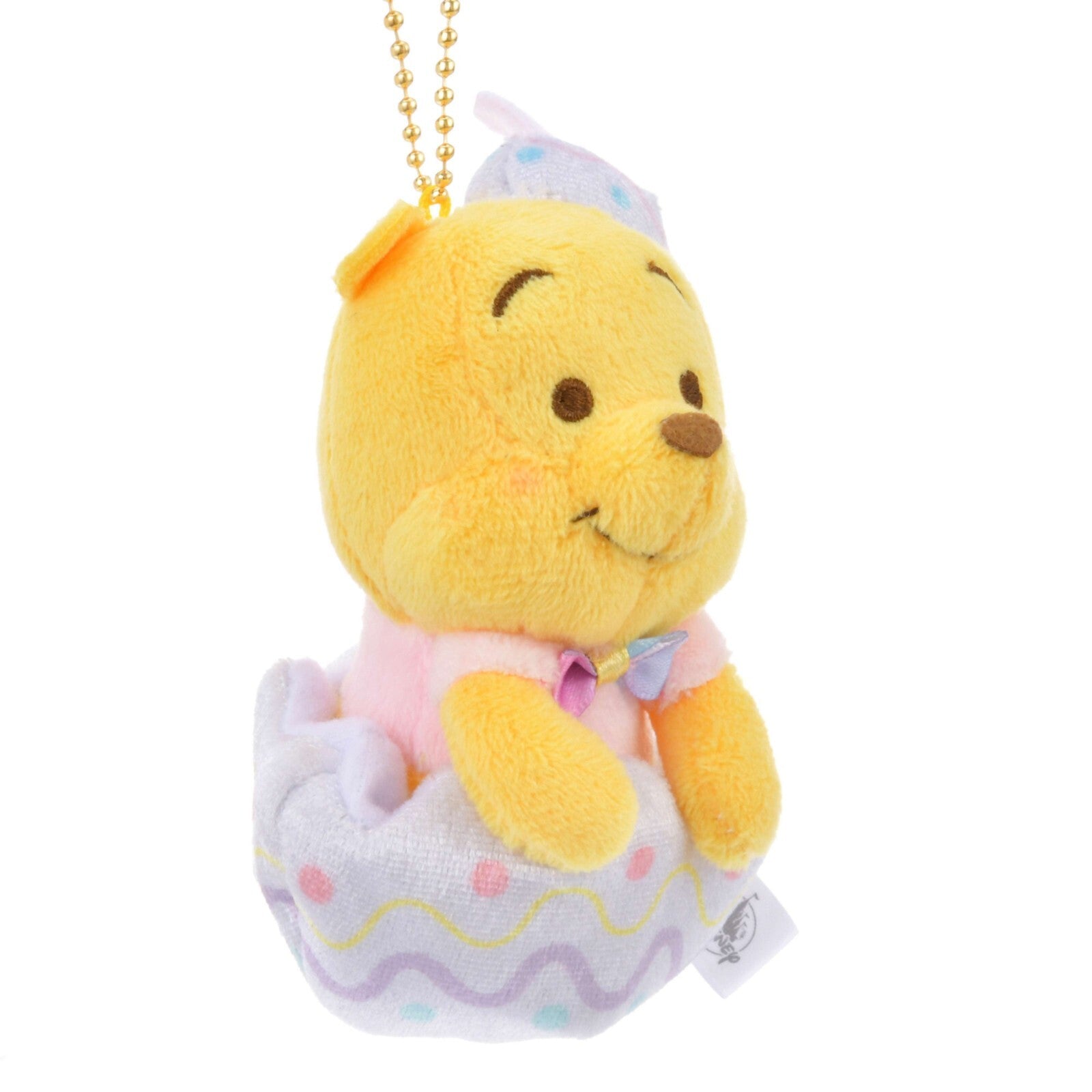 '+ Japan Tokyo Disney Store Winnie the Pooh Plush Toy Keychain Easter