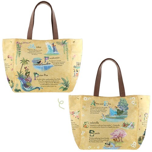 Japan Tokyo Disney Resort Tote Bag Fantasy Springs 2024 Peter Pan Rapunzel