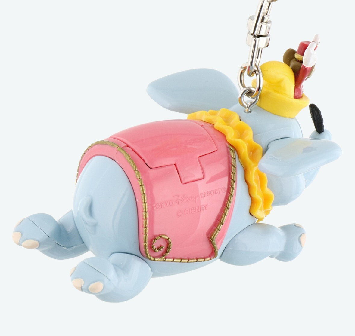 Japan Tokyo Disney Resort Popcorn Bucket Keychain Dumbo Timothy