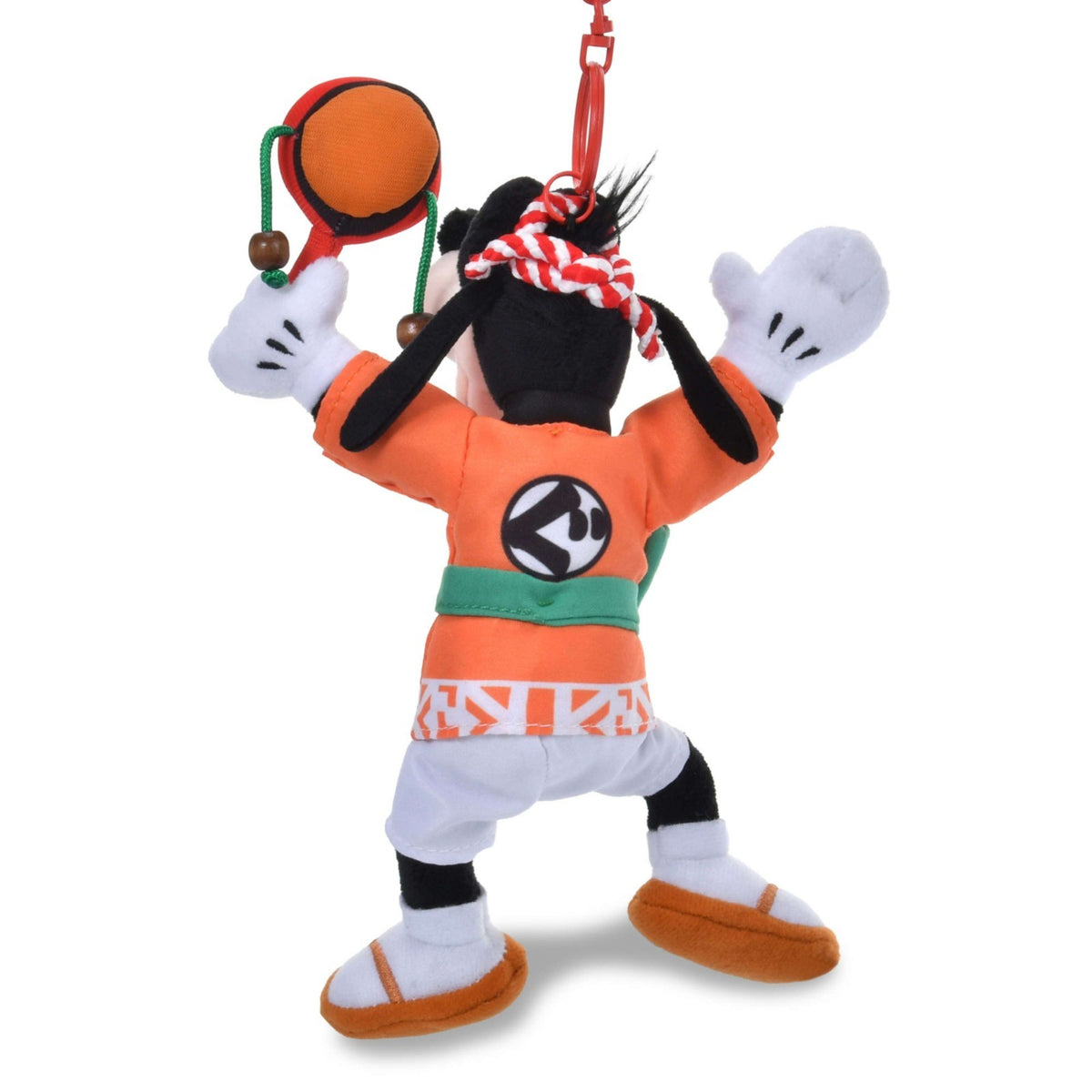 Japan Tokyo Disney Store Goofy Plush Toy Keychain MATSURI STYLE