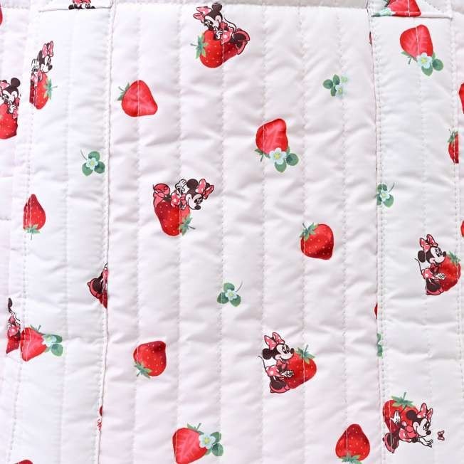 Japan Tokyo Disney Store Minnie Mouse Mother's Tote Bag Strawberry Hug