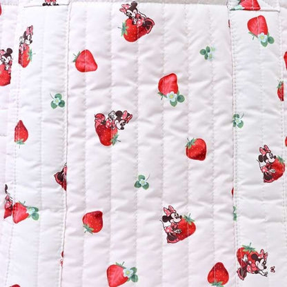 Japan Tokyo Disney Store Minnie Mouse Mother's Tote Bag Strawberry Hug