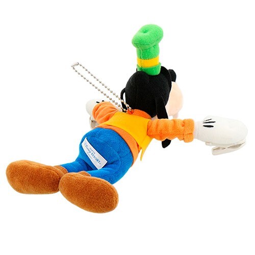 Japan Tokyo Disney Resort Goofy Sticky Plush Toy Shoulder clip Keychain