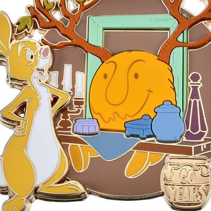 '+Japan Tokyo Disney Store Winnie the Pooh & Rabbit 60th Anniversary Pin Badge