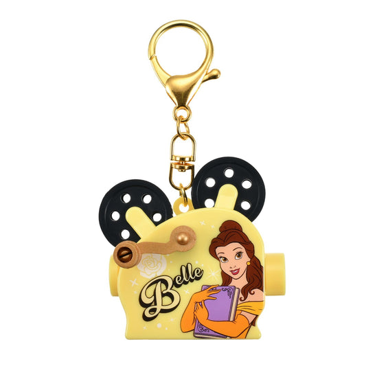 Japan Tokyo Disney Store Beauty and The Beast Light-Up Projection Keychain Fes