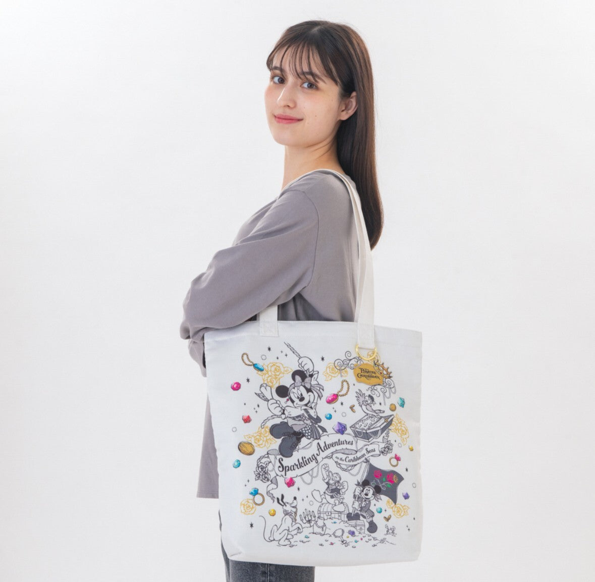 Japan Tokyo Disney Resort Pirates of the Caribbean Minnie Tote Bag 2025 New