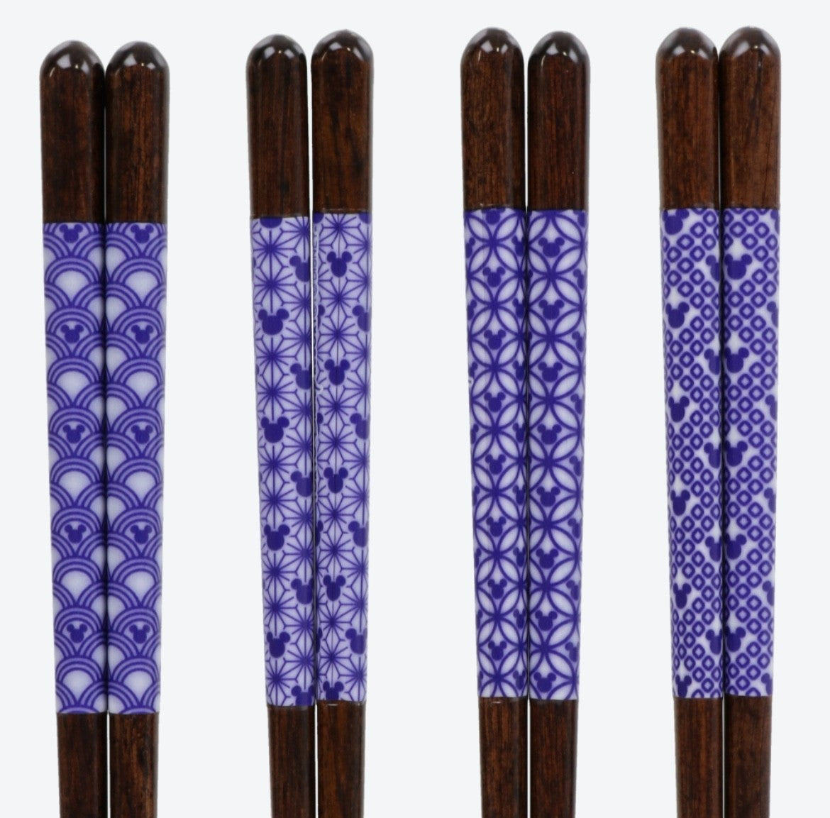 Japan Tokyo Disney Resort Chopsticks Japanese Tableware Mickey Mouse 3 Servings