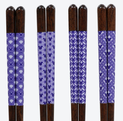 Japan Tokyo Disney Resort Chopsticks Japanese Tableware Mickey Mouse 3 Servings