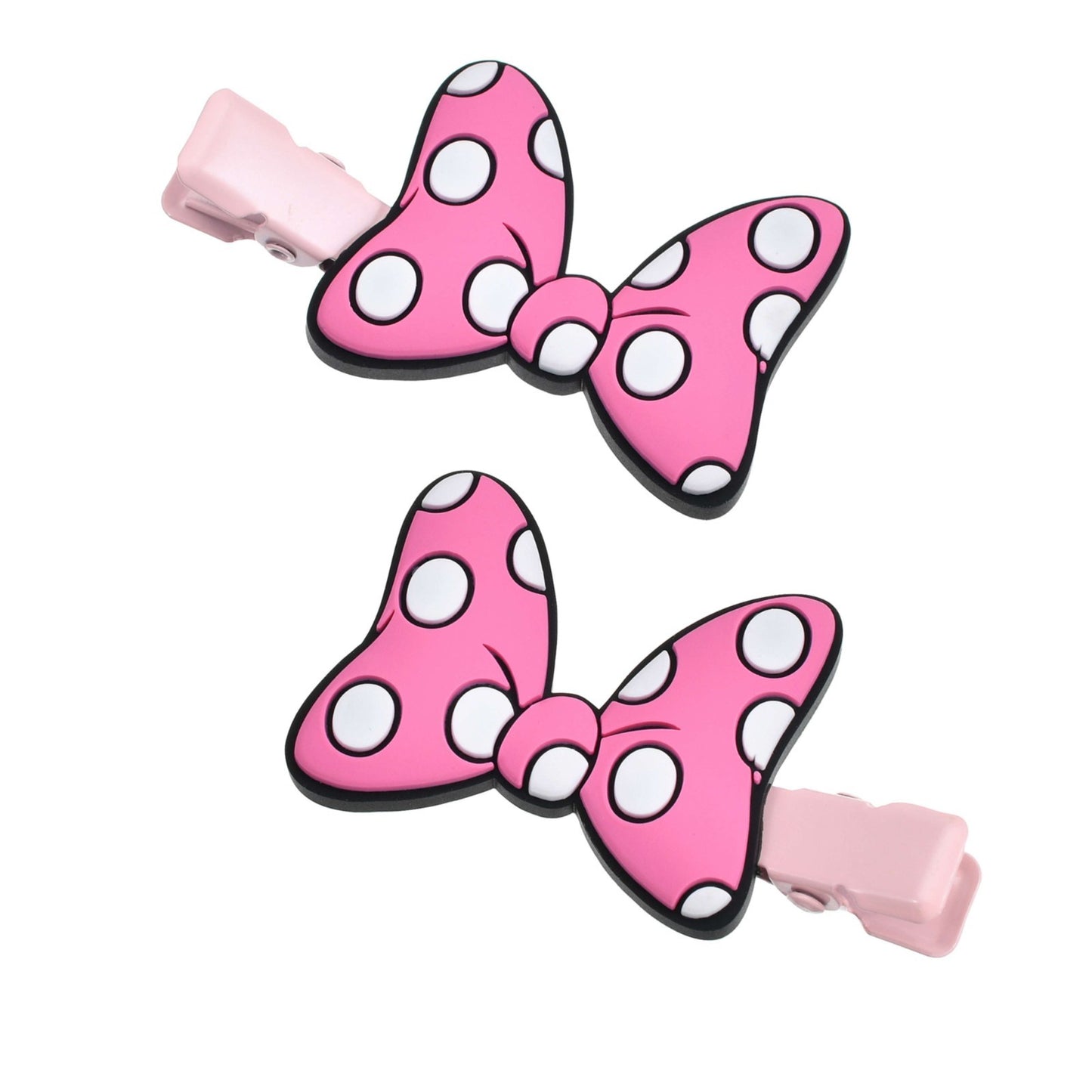 Japan Tokyo Disney Store Minnie Mouse Hair Clip Set Color MAEGAMI Hair Zakka