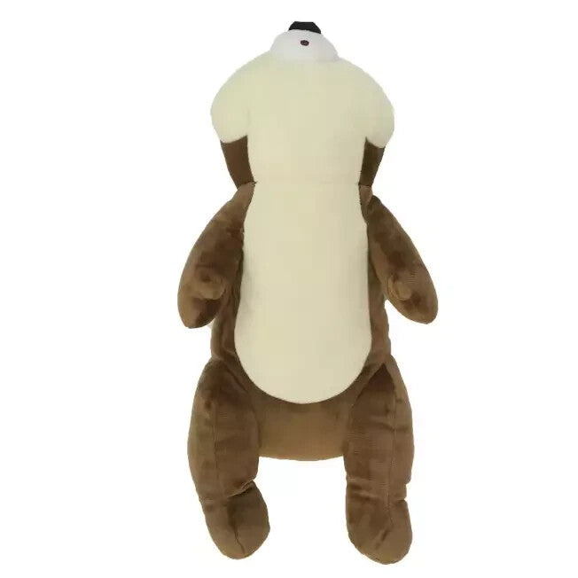 Japan Shop Disney Chip & Dale  Chip Die-cut Cushion Sleep Brown Plush Toy 2025
