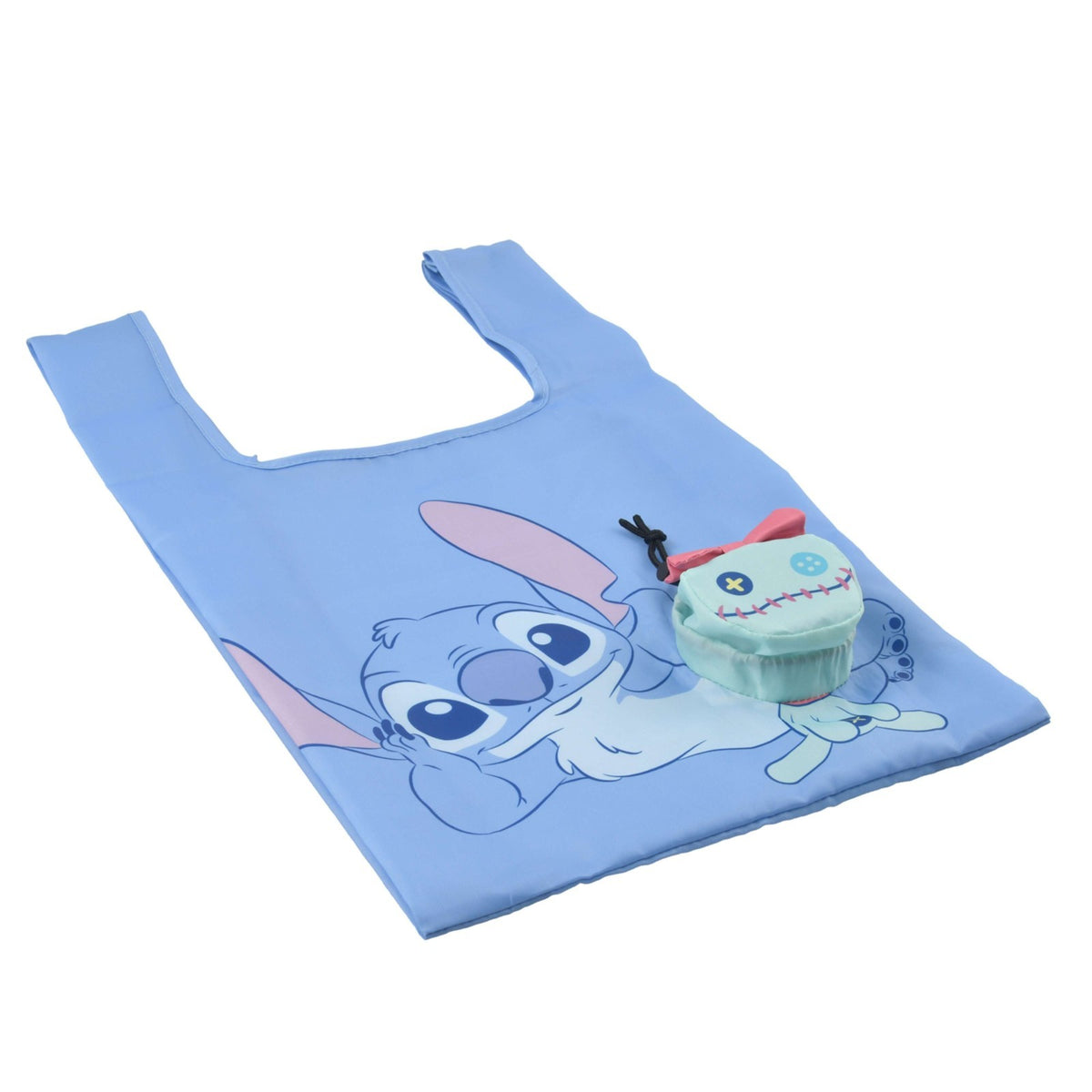 Japan Tokyo Disney Store Stitch & Scrump Shopping Eco Bag Face Design