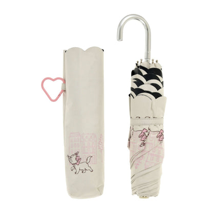 Japan Tokyo Disney Store Marie Folding Umbrella Sunny Rainy Carabiner SHINY DAY