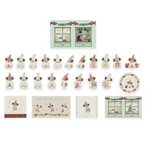 Japan Tokyo Disney Resort Li'l RingRing StickerSet Disney Christmas 2025