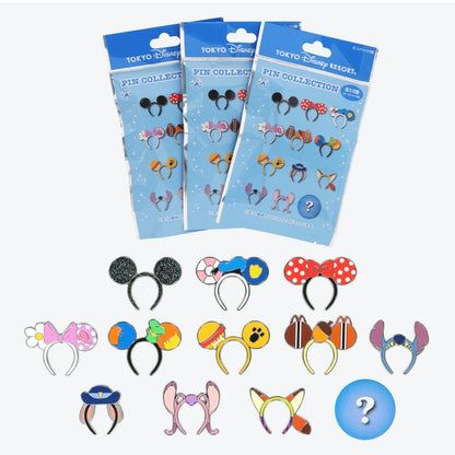 Japan Tokyo Disney Resort Ears Headband Pin badge Collection 1 bag (2 pins)